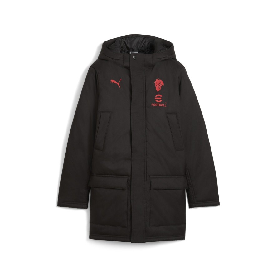 Młodzieżowa kurtka treningowa na zimę AC Milan PUMA