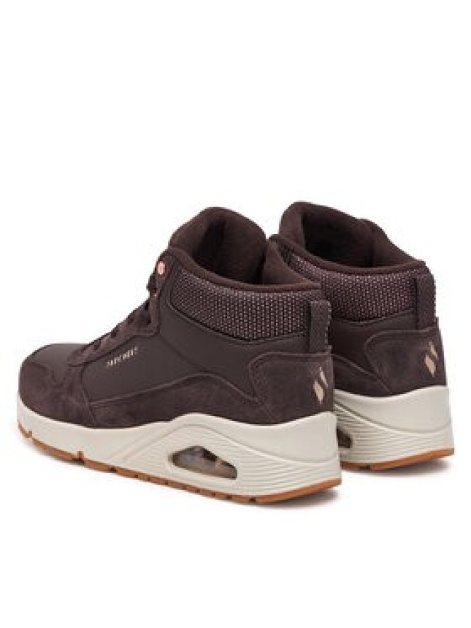 Skechers Sneakersy Uno - Stacre Shine 177181/CHOC Brązowy