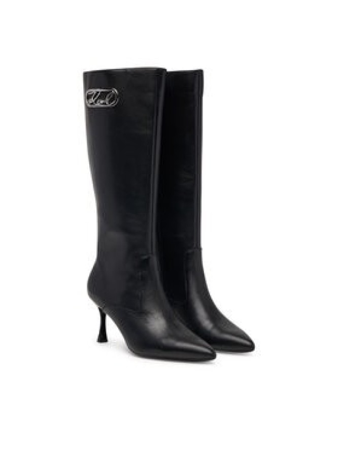 KARL LAGERFELD Kozaki Sienna KL32770 Czarny
