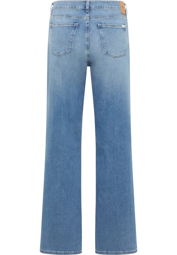 Damskie Spodnie jeansowe Mustang Style Madison Wide Denim Blue 1016554 5000 412