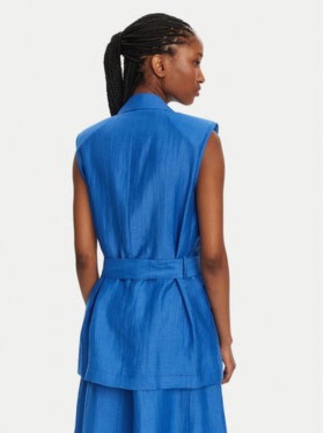 KAOS Kamizelka RP1MR063 Niebieski Regular Fit