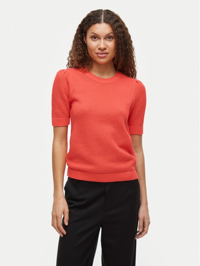 Vila Sweter Dalo 14084421 Różowy Regular Fit