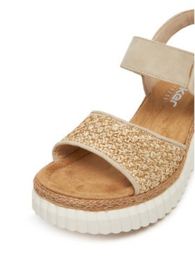 Rieker Sandały 69176-62 Beżowy