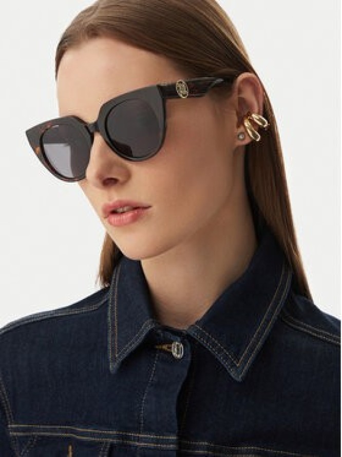 Nine West Okulary przeciwsłoneczne CEO-NW55247S Brązowy ciemny