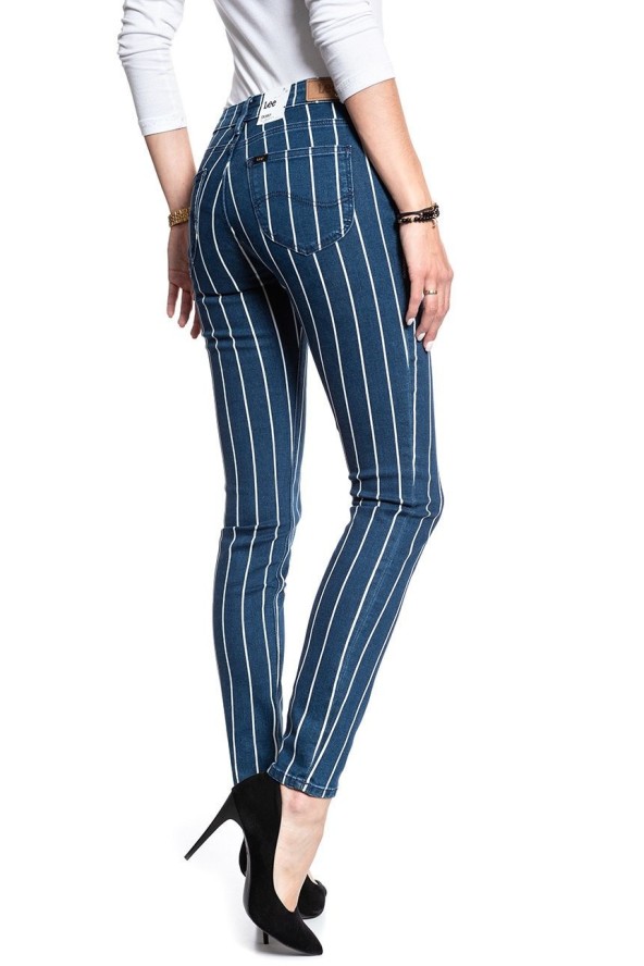 SPODNIE DAMSKIE LEE SCARLETT STREAK STRIPE L526MPHY 112111770