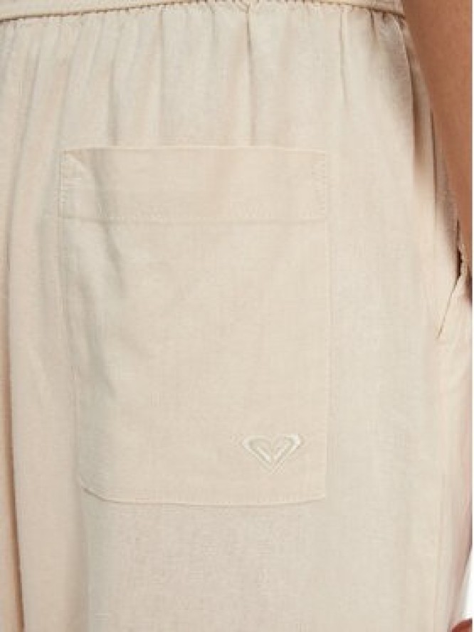 Roxy Spodnie materiałowe Lekeitio Break ERJNP03636 Beżowy Regular Fit