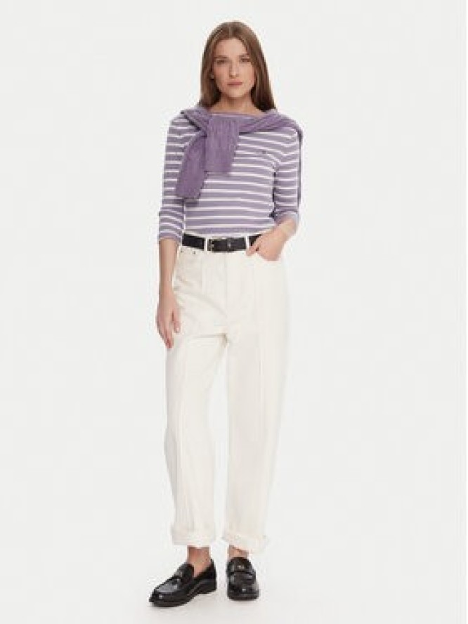 Tommy Hilfiger Bluzka WW0WW40589 Fioletowy Regular Fit