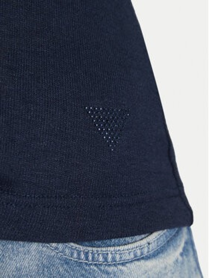 Guess Golf W4BP14 KCGM2 Niebieski Slim Fit