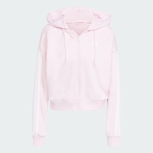 Bluza z kapturem Essentials 3-Stripes French Terry Full-Zip