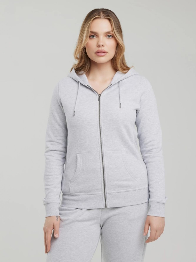 Bluza damska z kapturem szara Laurisana 901