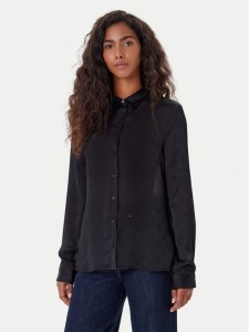 Guess Koszula W5YH1A WHCR2 Czarny Regular Fit