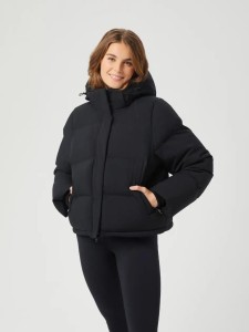 bjorn_borg STUDIO PUFFER JACKET czarny