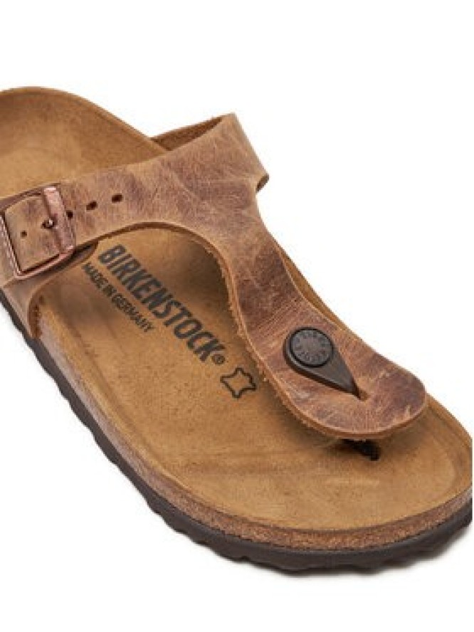 Birkenstock Japonki Gizeh Bs 0943813 Brązowy