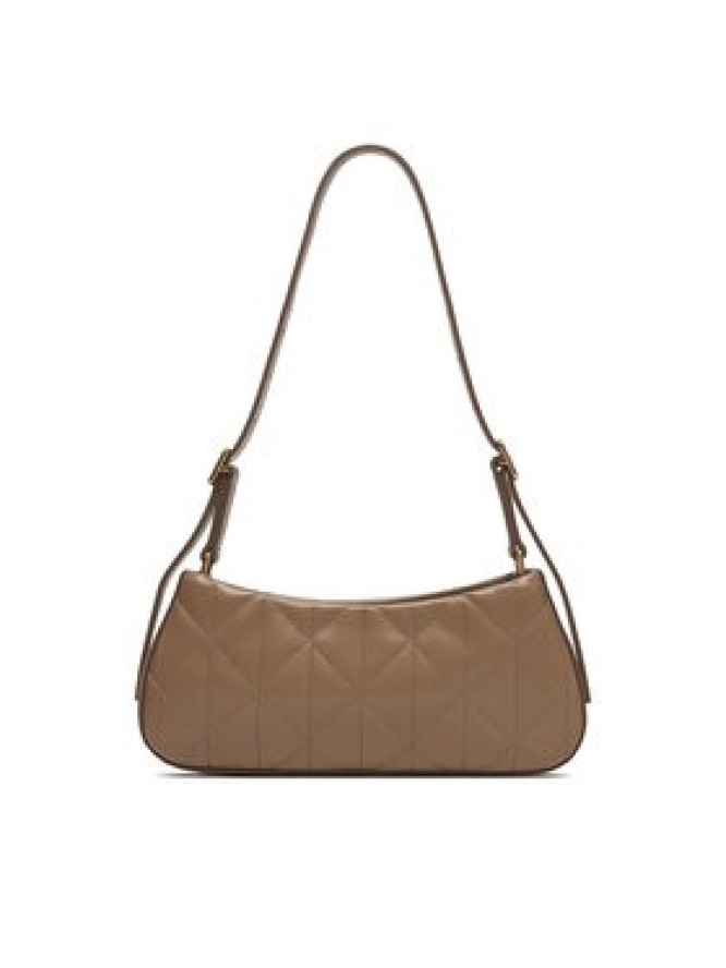 Calvin Klein Torebka Quilted Sm Shoulder Bag LV04F3327G Beżowy