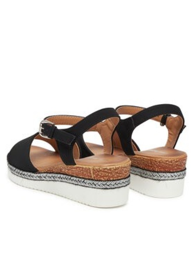 Clara Barson Espadryle WS2189-15 Czarny
