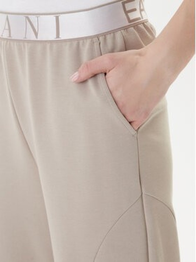 EA7 Emporio Armani Spodnie dresowe 7W001154 AF12501 U6225 Beżowy Regular Fit