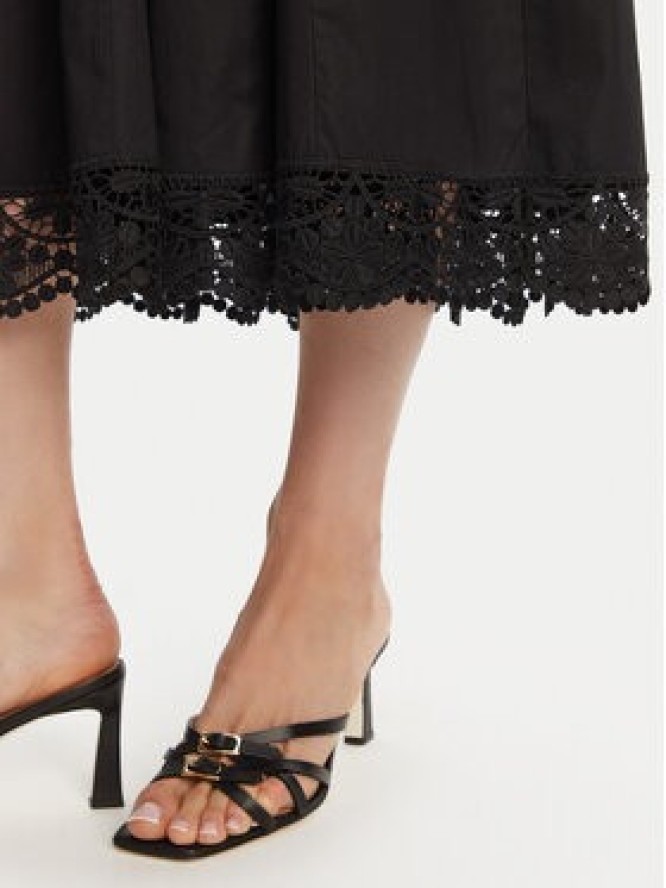 TWINSET Sukienka koktajlowa 251TT2090 Czarny Regular Fit