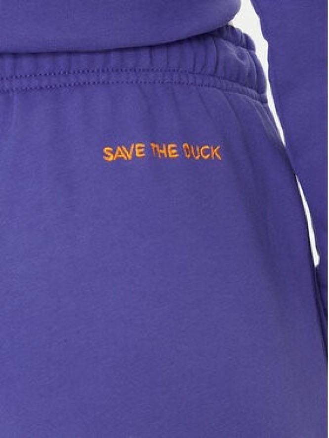 Save The Duck Spodnie dresowe DF1192W CLEE20 Fioletowy Regular Fit