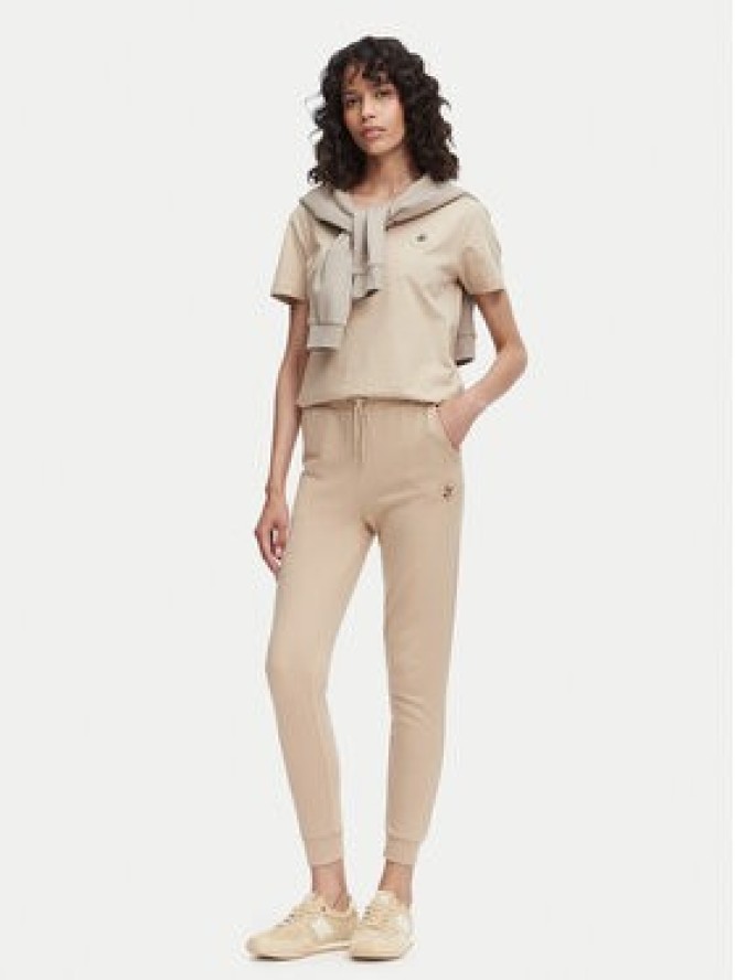 Beverly Hills Polo Club Spodnie dresowe P-SS26W-TF546550 Beżowy Regular Fit
