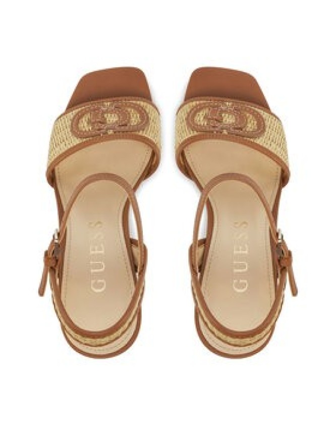 Guess Sandały FLJGNK FAB03 Beżowy