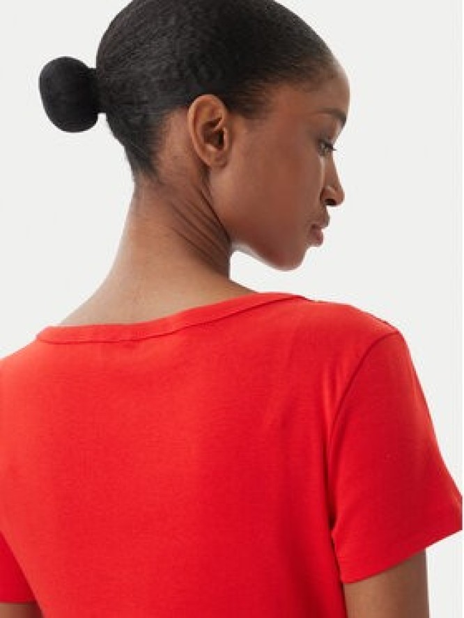 Tommy Hilfiger T-Shirt WW0WW49250 Czerwony Slim Fit