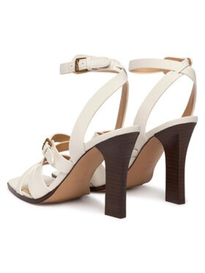 Guess Sandały FLJRAD LEA03 Kremowy