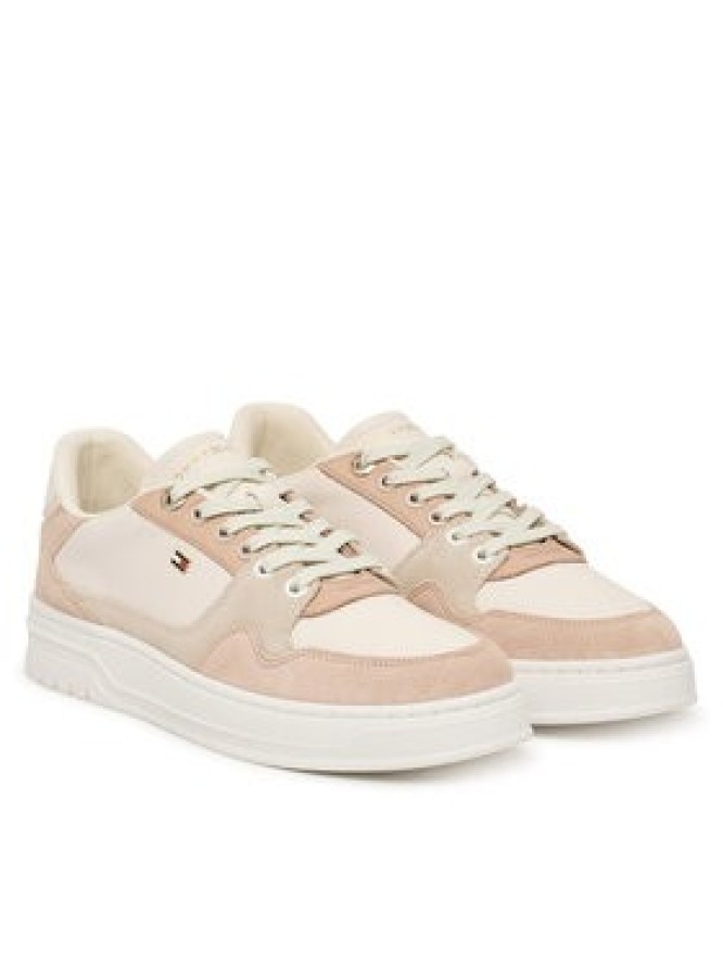 Tommy Hilfiger Sneakersy Court FW0FW09177 Écru