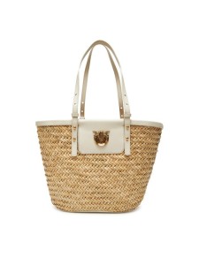 PINKO Torebka Love Summer Basket PE 25 PLTT 103324 A1RL Beżowy