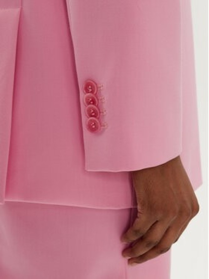 Patrizia Pepe Marynarka 8S0494 A106 Różowy Regular Fit