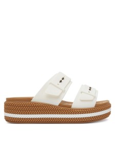 Crocs Klapki Brooklyn Woven Buckle 209978 Biały