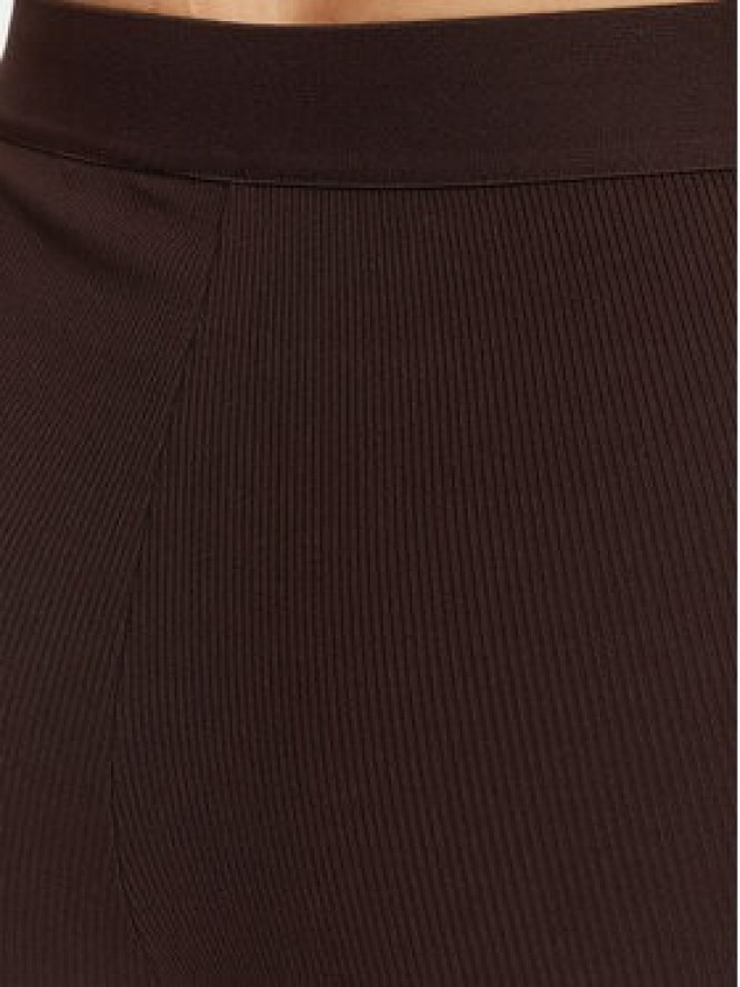 Guess Legginsy V6YB23 K4666 Brązowy ciemny Slim Fit