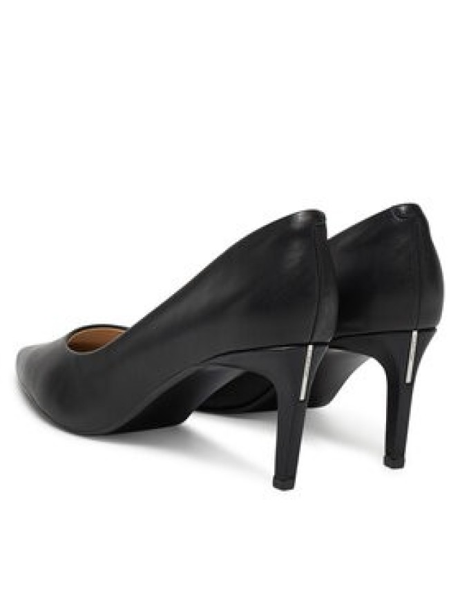 Calvin Klein Szpilki Pump 70 Pointy Hw Bar Lth HW0HW02561 Czarny