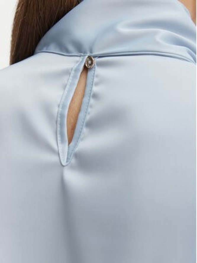 Rinascimento Bluzka CFC0127771003 Błękitny Regular Fit