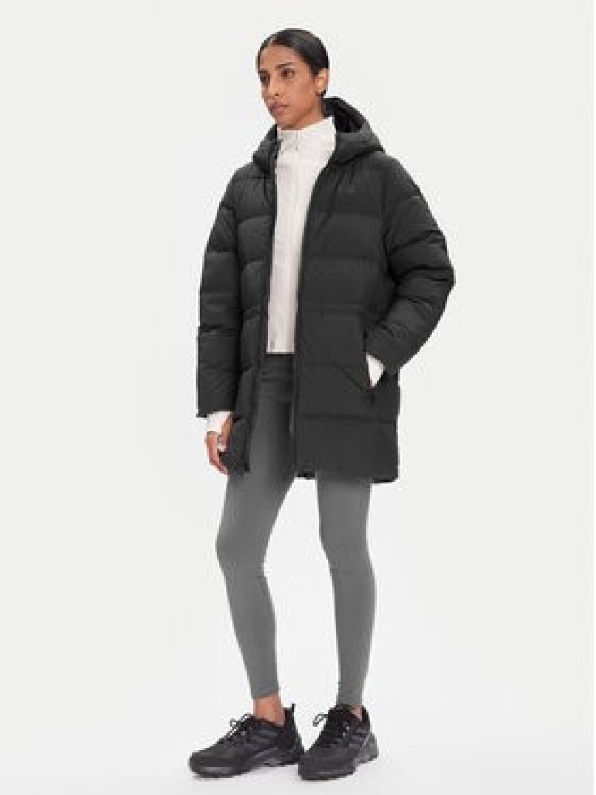 Jack Wolfskin Kurtka puchowa Frozen Palace A65096 Czarny Regular Fit