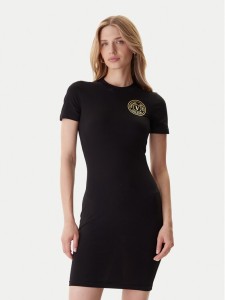 Versace Jeans Couture Sukienka codzienna 79HAOT00 CJ03T Czarny Slim Fit