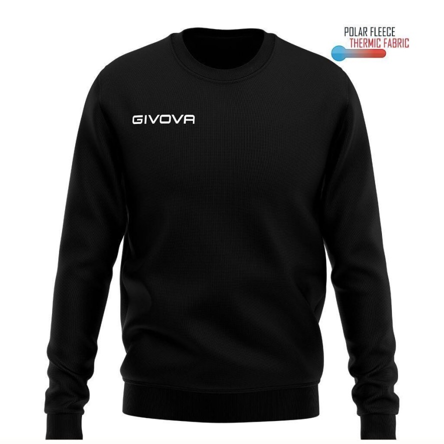 Bluza piłkarska dla dorosłych Givova Maglia One czarna