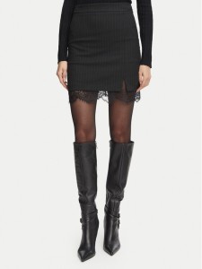 Morgan Spódnica mini 262-JBOK.F Czarny Slim Fit