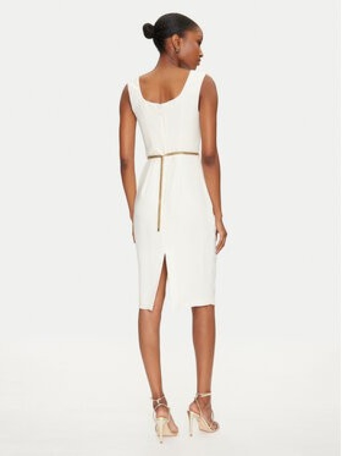 Marciano Guess Sukienka koktajlowa 5GGK12 7300A Écru Regular Fit