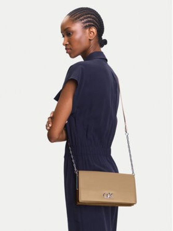 Calvin Klein Torebka Ck Mini Chain Bag K60K612806 Beżowy