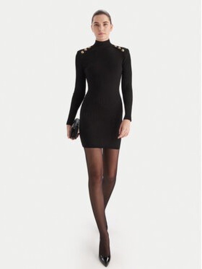 Marciano Guess Sukienka dzianinowa 5BGK52 5881Z Czarny Slim Fit