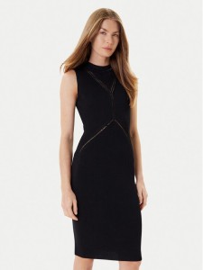 Marciano Guess Sukienka dzianinowa 5YGK18 5876Z Czarny Slim Fit