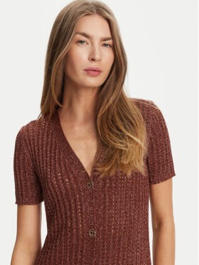 TWINSET Sukienka dzianinowa 251TT3190 Brązowy Slim Fit