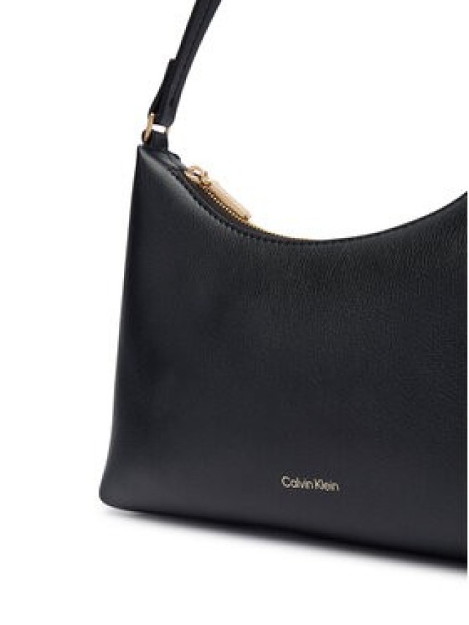 Calvin Klein Torebka Foil Logo Small Shoulder Bag LV04F3890G Czarny