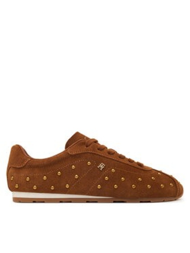 Tommy Hilfiger Sneakersy Th Bella Low Profile Studs FW0FW09882 Brązowy