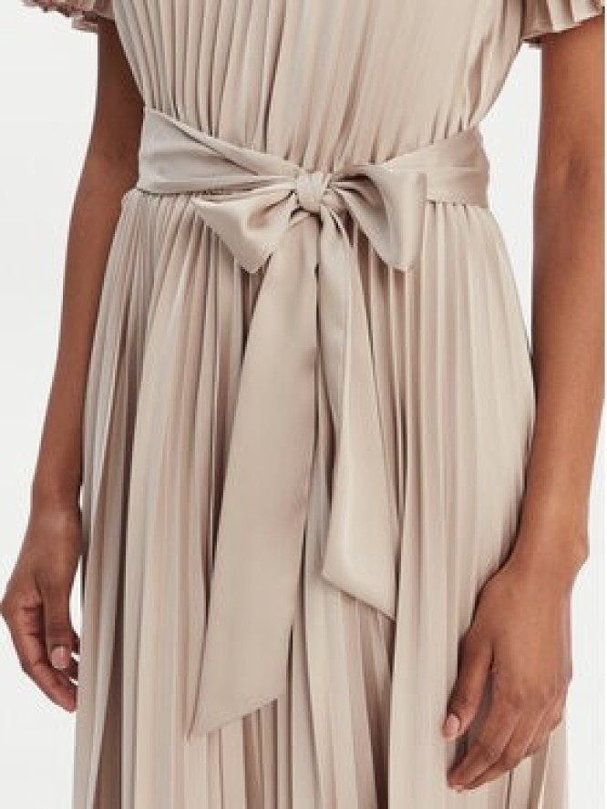 Joseph Ribkoff Sukienka koktajlowa 261752 Beżowy Regular Fit