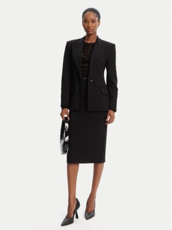 Versace Jeans Couture Spódnica ołówkowa 79HAE807 J0092 Czarny Slim Fit