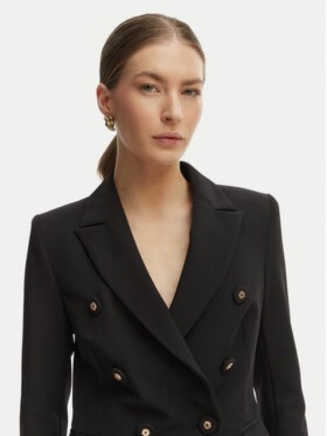 Rinascimento Marynarka CFC0127894003 Czarny Slim Fit