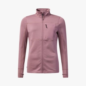 Bluza Polarowa Rozpinana Wędrówki Kobieta Trondheim Elastyczny W Cztery Strony