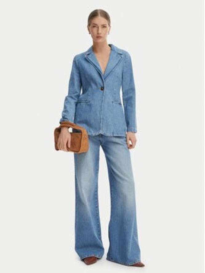 Marella Marynarka Teca 2615041021 Niebieski Regular Fit