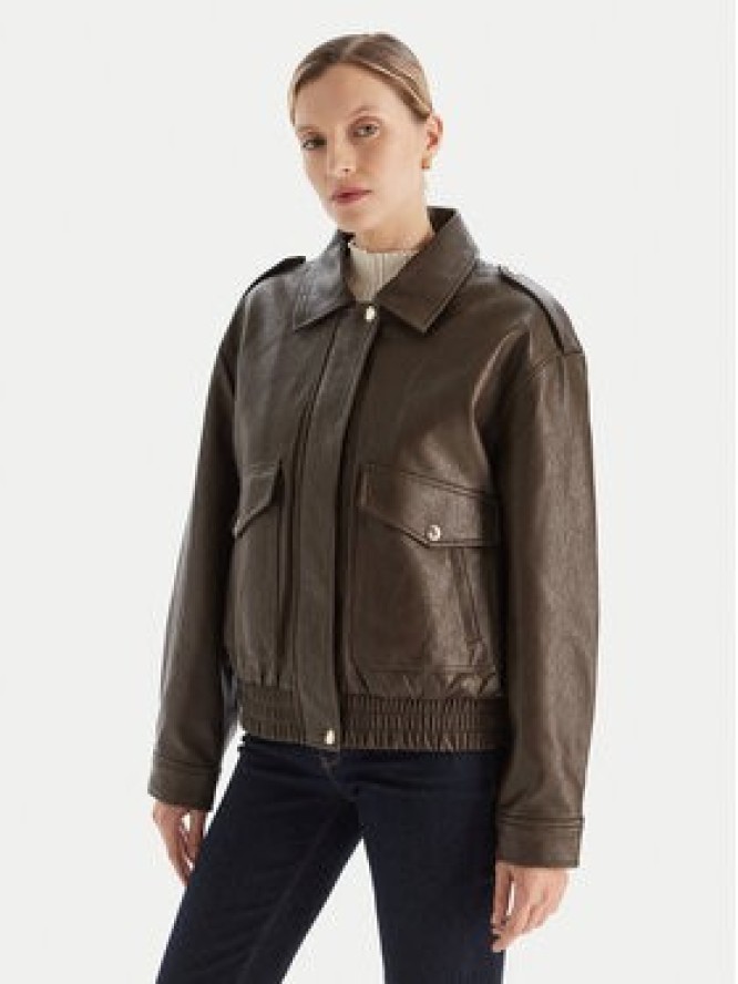 MICHAEL Michael Kors Kurtka z imitacji skóry 77A1487M52 Brązowy Relaxed Fit